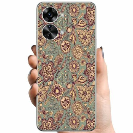 Oneplus Nord 2t Tpu Mobilskal Vintage Flowers