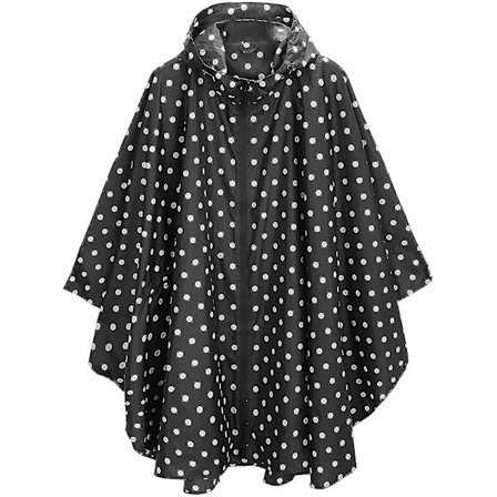 Hættetrøje Regn Poncho Vandtæt Jakke Lynlås Unisex
