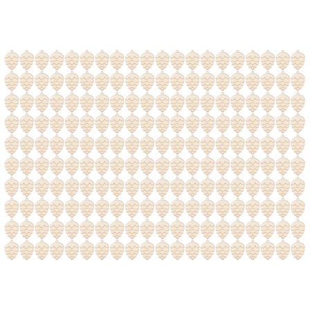 200 kpl männynkävyn puulastuja riipus DIY kodin sisustus käsityöt käsintehdyt tarvikkeet