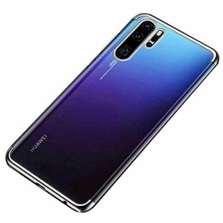 Huawei P30 Pro - Stilrent Skyddande (Floveme) Silikonskal Silver