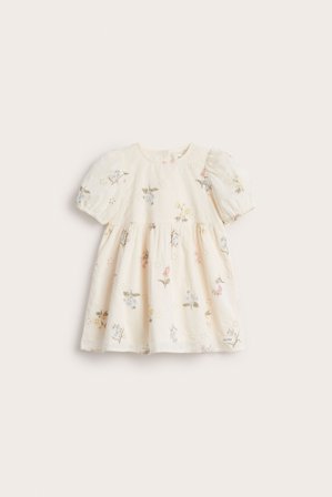 Newbie | Mekko, jossa englantilaista kirjontaa | Luonnonvalkoinen