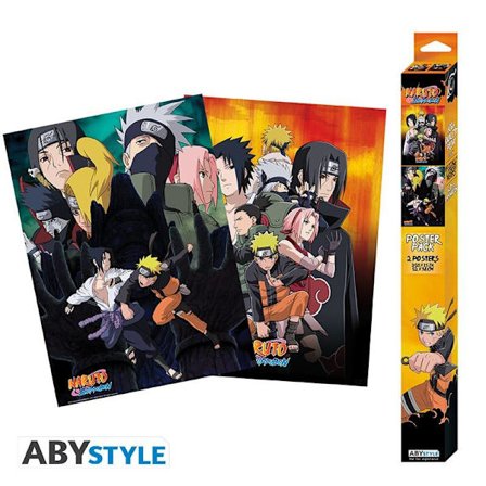 NARUTO SHIPPUDEN - Set 2 Chibi Posters - Ninjas