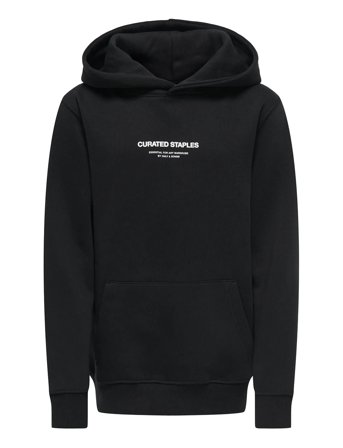 Osjcurated Reg Hoodie Sweat Vd Black ONLY & SONS