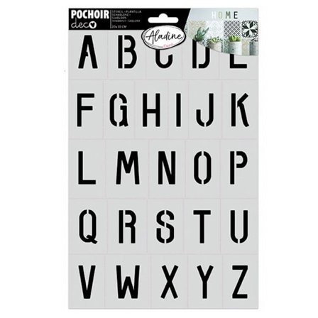 Sisustuskaavallinen - Aakkoset - 20 x 30 cm