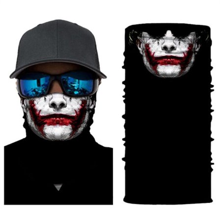 Multifunktionel Bandana med Ansigtsmotiv - Beskyttelse og Stil