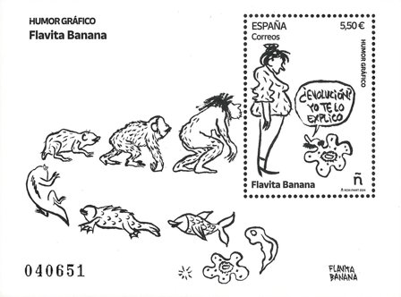 Spanien - Flavita Banana - Postfrisk miniark