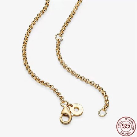 Nytt 925 Sterling Sølv Klassisk Serie Skinnende Hjerteformet Anheng Halskjede Passer Original Pandora Perle DIY Eksklusiv Gave