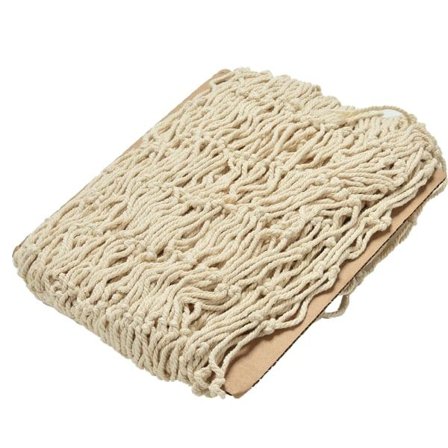 Fiskenettsdekorasjon Nautisk dekorativt fiskenett Havskjell Beige one size