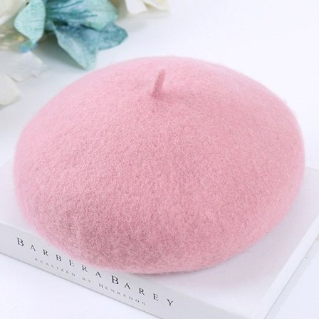 Baskerkeps av cap Baskermössa ROSA - hög kvalitet