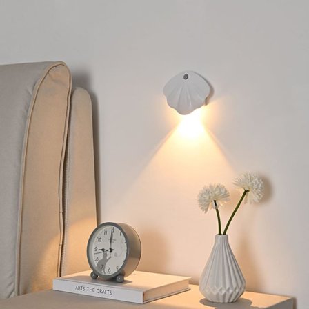 Bevegelsessensor nattlys, oppladbart 3 fargemodus dimmbart bevegelsesaktivert vegglys, under skaplys, kleskaplys, trappelys