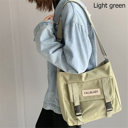 Olkalaukku Messenger Bag LIGHT GREEN - spot ale