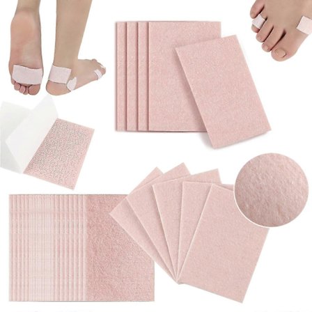 20 KPL Moleskin-teippi Moleskin-pehmusteet jaloille Kenkien liima Moleskin-pehmusteet Rakkuloita ehkäisevä teippi Rakkulalaastarit Hiertymiä estävät 