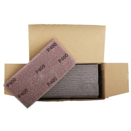 Myke rektangulære slipeskiver Gjenbrukbart sandpapir 50 stk for ujevne overflater