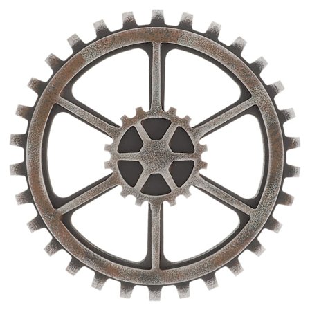 24cm Vintage Steampunk -vaihtepyörä Kotibaaritaide Käsityö Seinäkoriste Kuusikulmainen Koriste