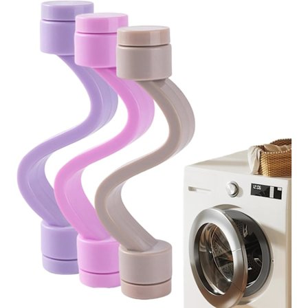 3-pakning, Dørholder for vaskemaskin, Magnetisk vaskemaskindørtilbehør - Fleksibel vaskemaskindørstopper, Dørholder