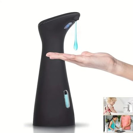Automatisk Sæbepumpe - Sæbedispenser til flydende sæbe Berøringsfri Sæbepumpe