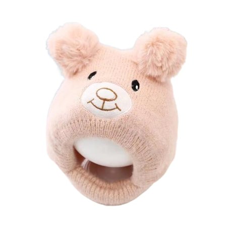 Ullue med ørebeskyttelse for spedbarn 3-24 måneder