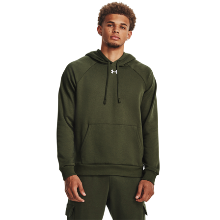 Under Armour Rival Fleece Hoodie Grön