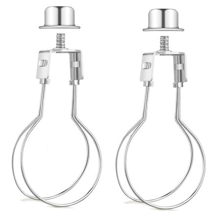 Lampskärm Harpa Hållare Adapter Kit - 2-pack (Silver)
