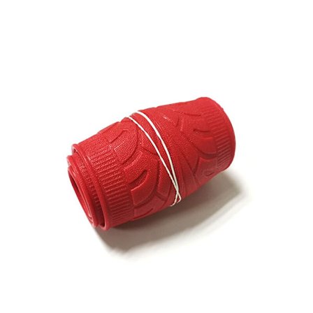 (Röd) Universal Däckmönster Flerfärgad Mjuk Silikon Ratt Handske Bil Silikon Ratt Skydd Biltillbehör