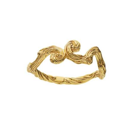 Maanesten 4769A Cora Ring Gul, Dame Ringe, Størrelse: ONE Size