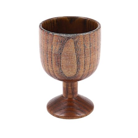 Nytt Vinglas i Trä Utsökt Massivt Träglas Jujubär Vinglas