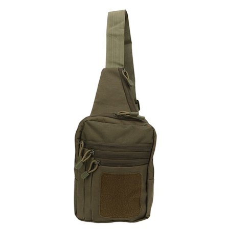 Militær Vanntett Unisex Oxford Nylon Bryst Sling Ryggsekk Multifunksjon Reise Sykkelveske OD Grønn