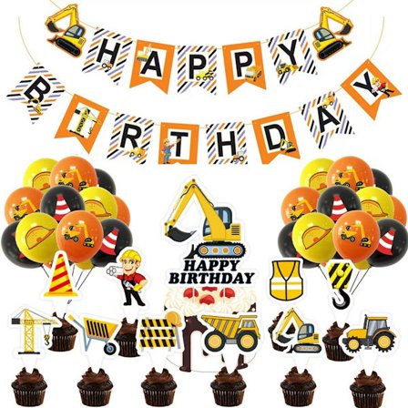 Jordgubbstema Grattis på födelsedagen Party Tillbehör Dekoration