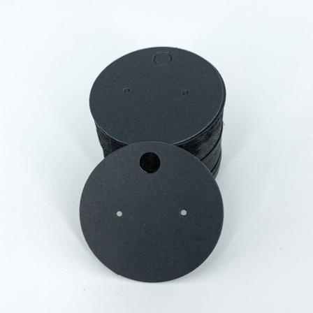 200 STK Øreringe Display Kort Ørestikker Holder SORT 4X4CM black 4x4cm