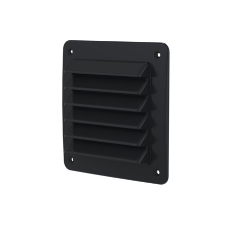 Fresh 182506 Galler 150x150 mm Svart, Ventilation