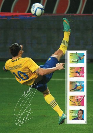 Sverige - Zlatan Ibrahimovic - fodbold - Samleblad