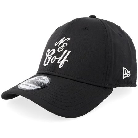 New Era - Svart flexfit Keps - 39THIRTY Black Flexfit @ Hatstore