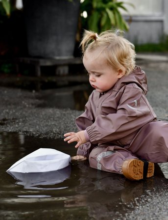 mikk-line Pu Rain W. Susp. - Pink - 80