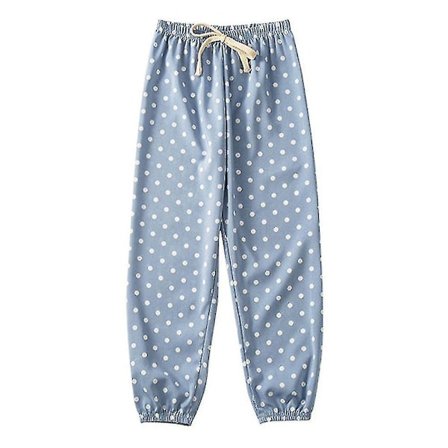 2-12 år Flickor Polk Dot Harem Byxor Byxor Nederdel Blue