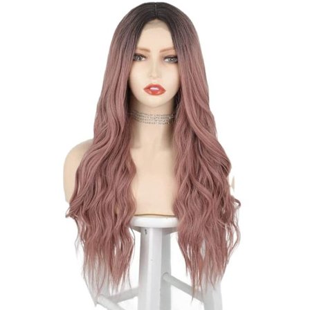 #vaaleanpunainen kihara peruukki#