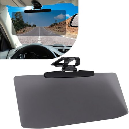 1-delad - Bilsolskydd - Solskyddsförlängare - Svart - 14,5*32cm