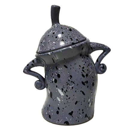 Burk med attityd, stor keramisk burk med lock, söt kreativ matförvaringsburk med lufttätt lock för kaffe, te, socker och kryddor