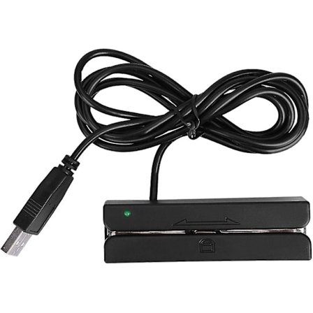 Magnetisk kortleser, magnetisk stripe-skriver, Usb Msr90 3 spor Hi-co magnetisk stripe kredittkortleser