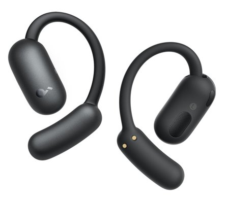 Anker AeroFit 2 Kopfhörer Kabellos Offene Ohren Anrufe/Musik/Sport/Alltag Bluetooth Schwarz