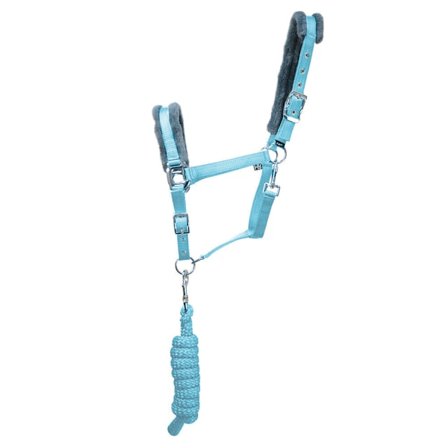 Hy Active Hästgrimma och Ledrep Pony Sky Blue