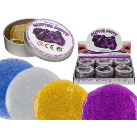 Glitter Putty I Förpackning, 60g, I 4 Olika Färger