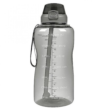 2000ml Motiverande Vattenflaska, Gym och Utomhussporter