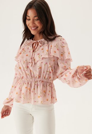 BUBBLEROOM-Flounce Blouse-S
