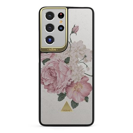 Naive Samsung Galaxy S21 Ultra Skal - Roses