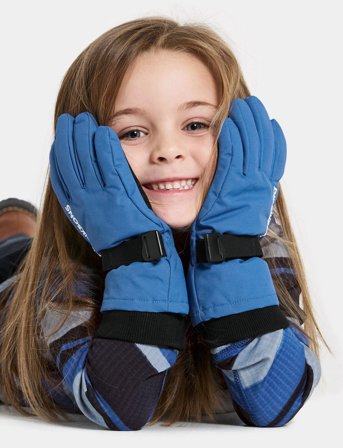 Didriksons Biggles Gloves 3 - Blue - 8-10