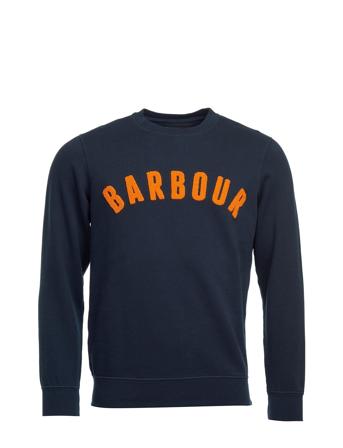 Barbour Prep Logo Crew Tops Sweat-shirts & Hoodies Sweat-shirts Blue Barbour