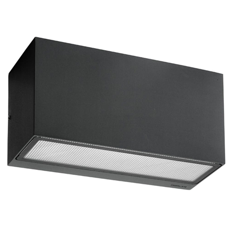 Norlys Asker 1513 Væglampe E27, op/ned, 46W, IP54 Grafit, Belysning