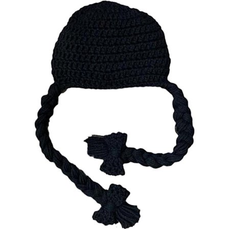 Babymøsse strikket hue til nyfødte 0-6 måneder vintertilbehør