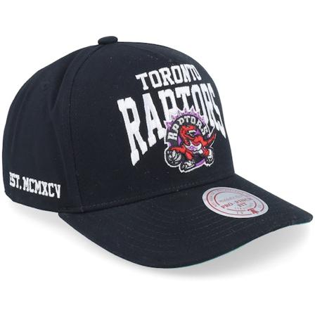 Mitchell & Ness - NBA Nero adjustable Cappellino - Toronto Raptors Big Time Pro Black A-frame Adjustable @ Hatstore