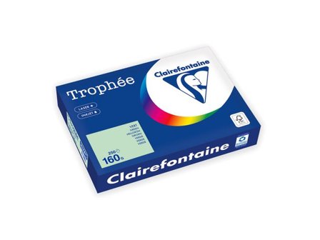 Clairefontaine Trophée A4 160 g färgat papper mintgrön 250/fp - Lyreco - Kontorspapper - Specialpapper - Färgat - A4